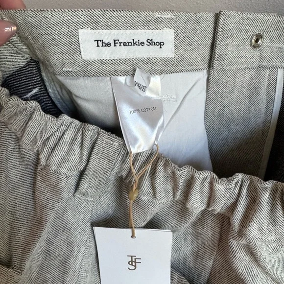 The Frankie Shop Lou Gray Shorts